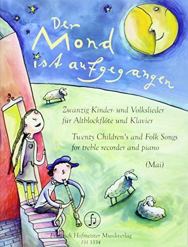 Der Mond Ist Aufgegangen. Altblockflöte, Klavier