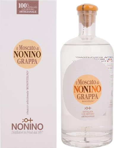 Nonino Il Moscato Monovitigno Grappa in Geschenkpackung (1 x 0.7 l)