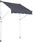 CLP Klemm-Markise Westerly I Ohne Bohren I Höhenverstellbar I UV50+ I Wasserdicht, Farbe:anthrazit, Größe:350x120 cm