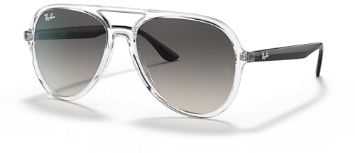 Ray-Ban Lunettes Unisexe-Adulte, Transparent/gris shaded, 57