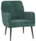vidaXL Fauteuil Vert foncé 62x79x79 cm Velours, Fauteuil Relax, Fauteuil de Salon, Chaise de Chambre à Coucher, Chaise Longue, Fauteuil de canapé