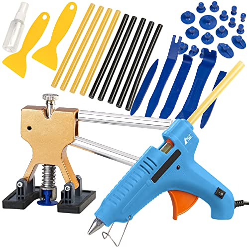 Kit de débosselage automobile 38 pièces KRS-11 avec pistolet à colle [AGT]