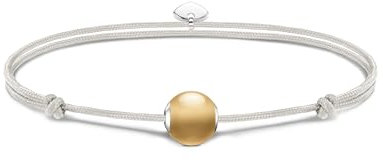 THOMAS SABO Armband Karma Secret mit braunem Achat Bead 925 Sterlingsilber, Nylon