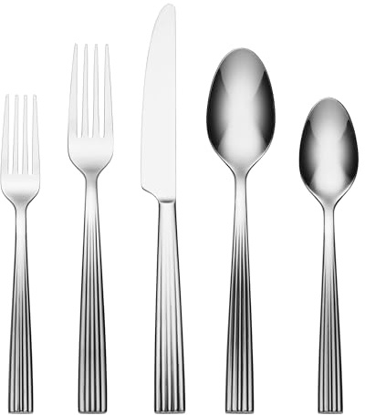 Oneida 896124 Kennedy 20 Piece Everyday Flatware Set, Service For 4