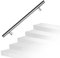 Fiqops Handlauf Edelstahl, Treppengeländer, 80cm Edelstahl Geländer Wandhandlauf Wand Treppe für Aussen und Innen, Handlauf Geländer Ø 42 mm, mit Wandhalterung und Metalldübeln