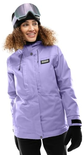 SIROKO - Snowboardjacke mit Isolierung für Damen W4-W Nevis - M - Lila