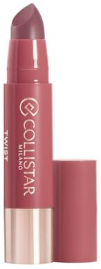 Collistar Twist Balmy Gloss, Gloss Idratante e Rimpolpante, Idratazione fino a 20H, con Acido Ialuronico, Ultra-Brillante, Tratto Preciso come un Rossetto, n. 203 Legno di Rosa, 2,8 g