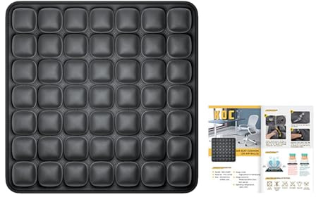 Generisch Coussin pour sièges, coussin de chaise de travail | Coussin de chaise gonflable pour siège de stade d'avion - Les hanches soutiennent un tapis respirant confortable pour la conduite, le