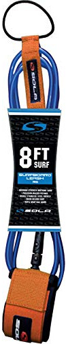 Sola Surf Leash - Blue, 8-foot, 7mm
