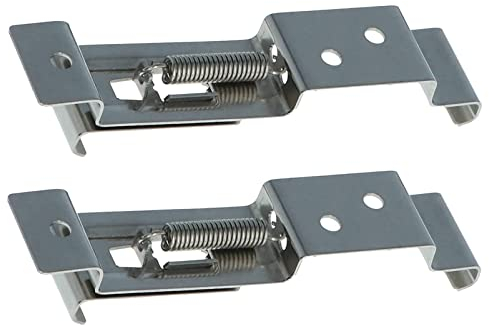 2 clips para matrícula de coche, soporte de resorte para camión, coche, remolque, 2 unidades