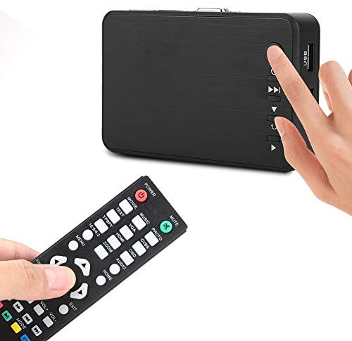 Garsent HDMI Media Player, Full HD 1080P 4K -HDMI-Media-Audio-Video-Werbe-Player Unterstützung SD/MMC-Karte, U-Disk, Mobile Festplatte Multi-Output-Medien-Streaming-Geräte.(eu)