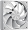 upHere gaming U3T1 PC Fan, Low Noise 4-Pin PWM 120mm Case Fan, High Performance Cooling 1650 RPM Hydraulic Bearing Computer Fan, 25dB(A) Quiet Fan for PC Case CPU Cooling - White