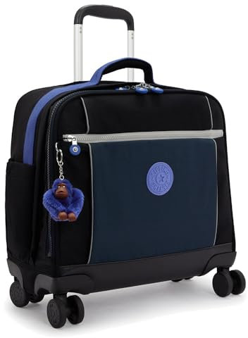 Kipling New STORIA Grand Sac à roulettes, Carry on, True Block (Bleu)