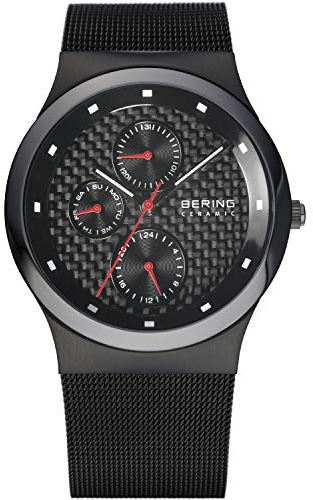 BERING Herren Uhr Quarz Movement - Ceramic Collection mit Edelstahl und Saphirglas 32139-309 Armbandsuhren