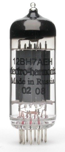 Electro-Harmonix 12BH7 EH-rör – tub, antik, glas, polerad, musikinstrumenttillbehör – rör