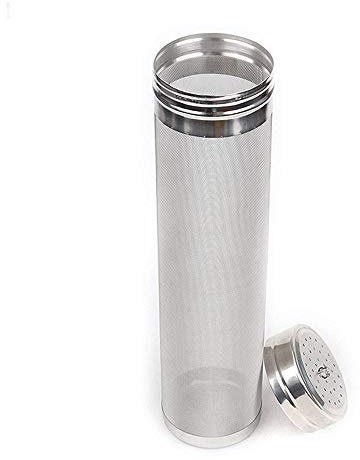 JOKBEN Beer Dry Hopper Filter,Merrday Stainless Steel Hop Strainer Micron Mesh Beer Filter Cartridge (2.8 X 11.8 inch)