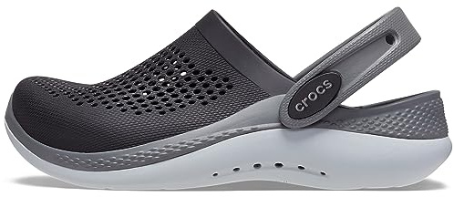 Crocs Unisexe Enfant LiteRide 360 Clog K Sabots, Black/Slate Grey, 28/29 EU