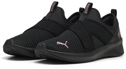 PUMA Damen SOFTRIDE Harli Slip-on Laufschuhe 38, Black Rose Gold Metallic