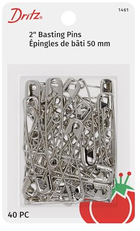 Dritz 1461 Safety Pins, Size 3 (2-Inch), 40-Count
