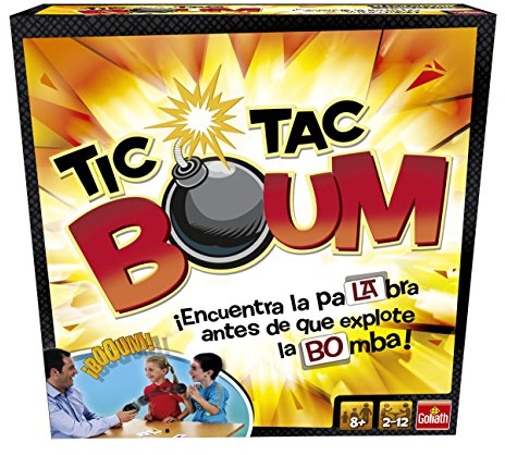 Goliath Tic Tac Boum, Juego de Mesa Infantil A partir de 8 Años, Divertido Juego de Cartas y Educativo De 2 a 12 Jugadores, Aprende Nuevas Palabras, Desarrolla Habilidades Lingüística