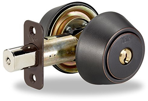Yale Collection Deadbolt Double Cylinder in Oil Rubbed Bronze, Key Lock, 20-Inch