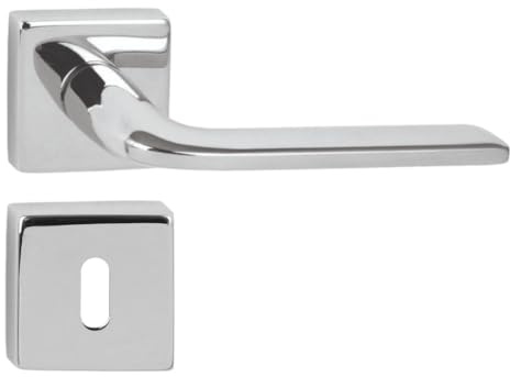DOMINO VitTORIA-QR M6 BB-Buntbart - Maniglia per porta, set con rosette