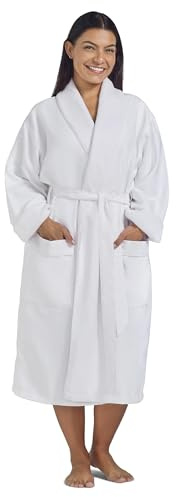 Women's Microfiber Robe by BOCA - Luxury Hotel Bathrobe, Long Spa Robes for Women - Generous Sizing