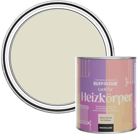 Rust-Oleum Beige Heat Resistant Radiator Paint in Gloss Finish - Relaxed Oats 750ml