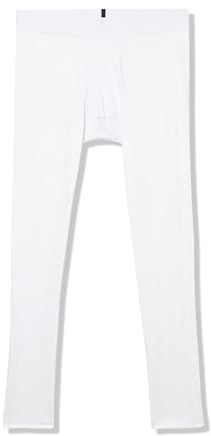 Adidas Men's Techfit Long Tights, White, Medium
