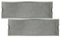 vhbw 2x Filter Metallfettfilter kompatibel mit Küppersbusch EDIP 612, EDIP 648-0, EDIP 649-0, EDIP EM 648-0 Dunstabzugshaube, Metall