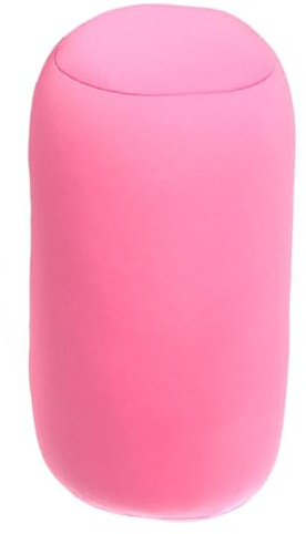 Moreeulsi 30cm Round Cervical Roll Bolster Pillow, Soft Microbead Travel Pillow For Spine Support, Travel Beanie Pillow Comfortable Roll Pillow, Super Soft Roll Cushion With Squishy Microbeads