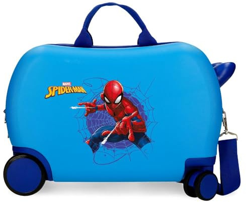 Joumma Marvel Spiderman Action Maleta Infantil Azul 45x31x20 cms Rígido 1,8 kgs Cierre de combinación Lateral ABS 1,8 kgs 27,9L Equipaje de Mano