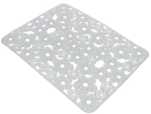Metaltex trend tapis de fond d'évier rectangulaire en caoutchouc 30 x 40 cm