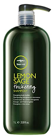 Paul Mitchell Lemon Sage Thickening Shampoo - Volumen-Shampoo für feines Haar, kräftigende Haar-Wäsche in Salon-Qualität, 1000 ml