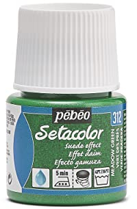 Pebeo Setacolor Textilfarbe für Wildleder, 45 ml, Meadow Green, Meadow grün
