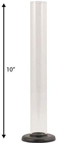 Fermtech 10 Hydrometer Test Jar for Beer or Wine Sampling, Plastic bu Ubrewusa