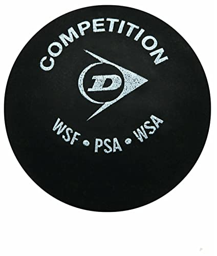 DUNLOP Damen Competition Squashbälle, Schwarz, Standard