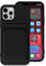 DRXVE Handyhülle für iPhone 11 Pro Max12 Mini 6 Plus 7 8 XR TPU mattierte weiche Schutzhülle Karte PocketCase, schwarz, für iPhone 13