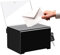 Spardose Abschließbar Acrylspendenbox mit Schlüssel: Acryl Spendenbox Geldkassette Empfohlene Box zum Kommentieren, Spenden & Visitenkarten Sammeln, Schwarz (15,9 X 11,4 X 10,2 cm)