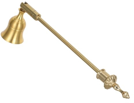 SOESFOUFU Apagavelas: Extintor Decorativo Vintage con Mango Largo - Apagavelas de Metal para Velas en Frasco y Velas de té.