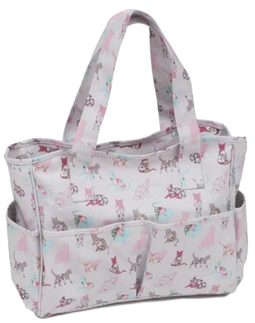 HobbyGift Sac d'artisanat Exclusif, Chats, 13 x 34.5 x 29cm.
