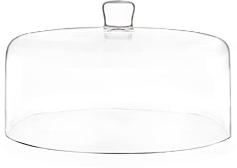 Galashield Glass Cake Dome, Cake Cover Lid for Freshness and Display | 12 Diameter
