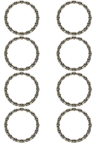 Amacoam Manivela Rodamientos Rueda Bicicleta Rodamientos Bicicleta Direccion 16 Jaulas de Rodamientos de Bolas Jaulas Biela Rodamientos de Rueda Retenedor para Bicicleta 8 Piezas