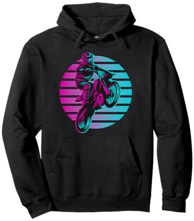Sporcizia Motocicletta Motocross Biker Bicicletta Regalo Felpa con Cappuccio
