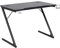 AC Design Furniture Ted Gaming-Schreibtisch, H: 74 x B: 100 x T: 60 cm, Schwarz, Metall/MDF, 1 Stk.