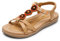 DREAM PAIRS Sandales Mode Femme Flat Sandales de Sport Femme Nu SDFS2335W-E Taglia 38 (EUR)