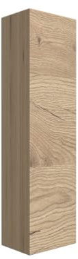 MaMa Store Atena Colonna in Kit Reversibile con sistema di apertura push and pull, Laminato, QUERCIA NATURALE L. 30 X P. 22 X H. 110 Cm