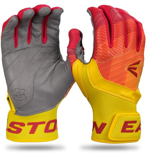 Easton Walk-Off Ethos Baseball-Schlaghandschuhe für Erwachsene, Feuer, Größe S