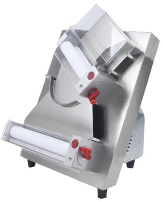 Commercials Dough Sheeter 12/16/18 inch Electric Pizza Maker,Stainless Steel Pastry Croissant Roller Presser Machine ETL Certificate (16-XV)