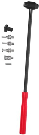 Sosoport Portable Dent Removal Hammer Kit for Auto Bodywork Hail Dent Puller Mallet for Vehicle Sheet Metal Repair Lightweight Car Ding Fixer Tool Compact Design for Easy Storage and Travel